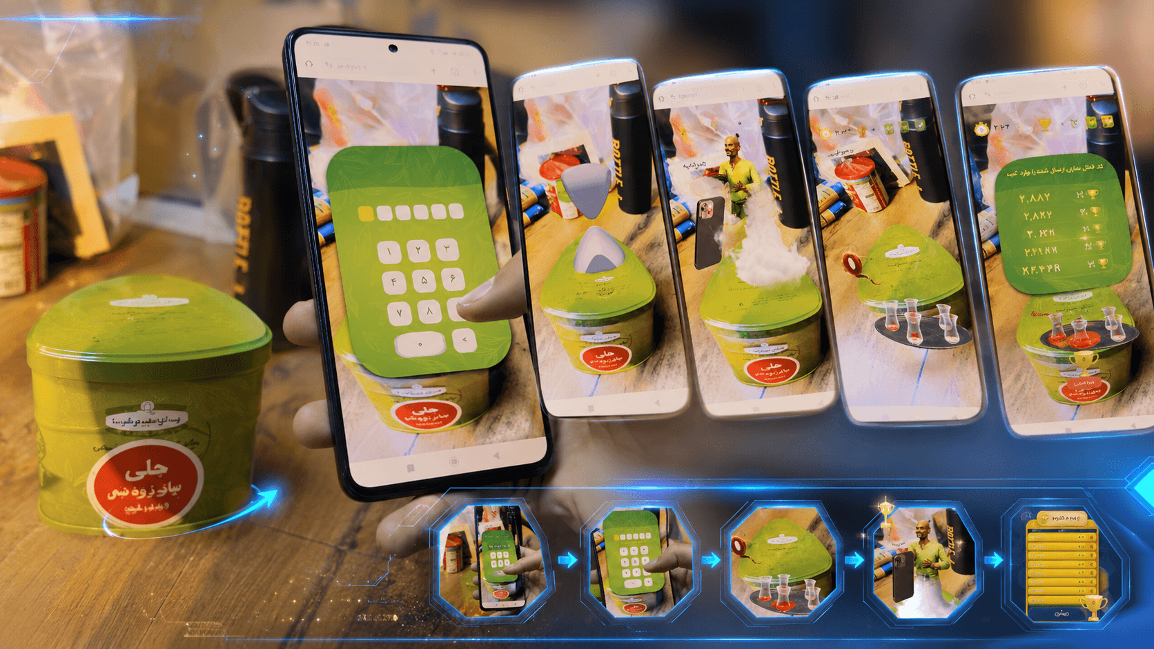 Sofia YCode Experience | بستهبندی تعاملی چای سوفیا