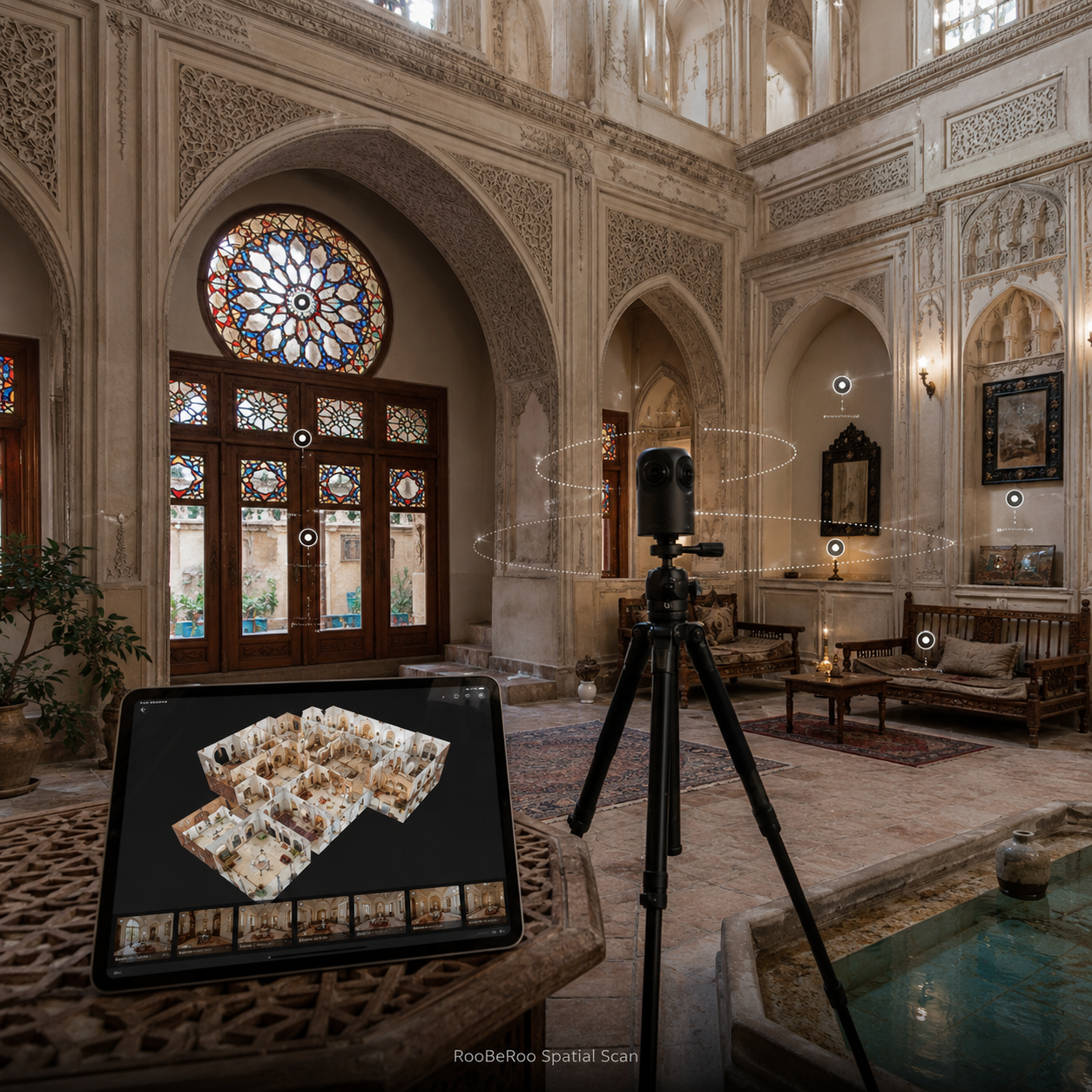 RooBeRoo Spatial Scan | تور مجازی عمارت روبه‌رو